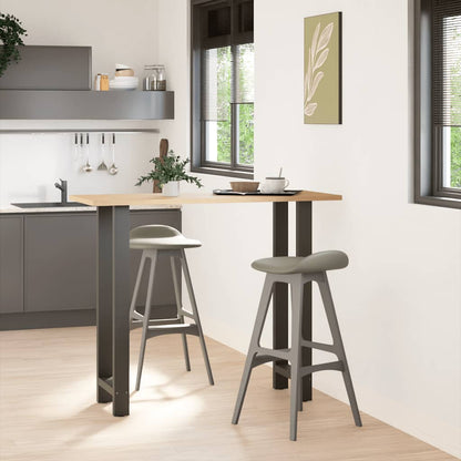 Bar Table Legs Anthracite 2 pcs 40x(110-111) cm Steel