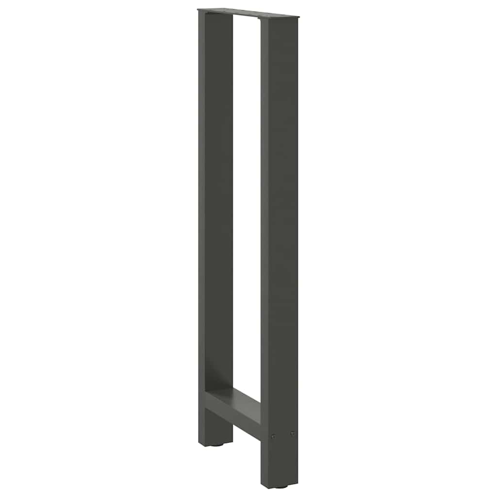 Bar Table Legs Anthracite 2 pcs 40x(110-111) cm Steel