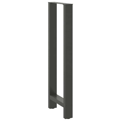 Bar Table Legs Anthracite 2 pcs 40x(110-111) cm Steel