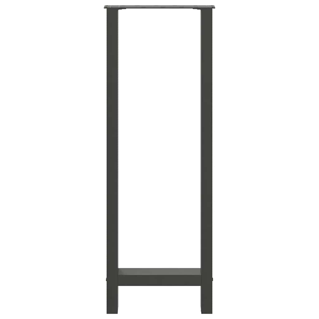 Bar Table Legs Anthracite 2 pcs 40x(110-111) cm Steel