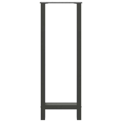 Coffee Table Legs Anthracite 2 pcs 40x(110-111) cm Steel