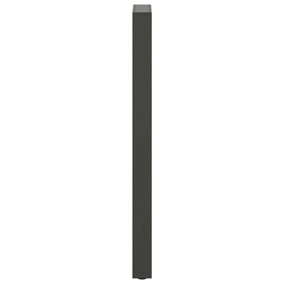 Coffee Table Legs Anthracite 2 pcs 40x(110-111) cm Steel