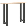 Coffee Table Legs Anthracite 2 pcs 40x(110-111) cm Steel