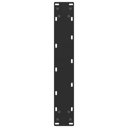 Bar Table Legs Black 2 pcs 50x(110-111) cm Steel