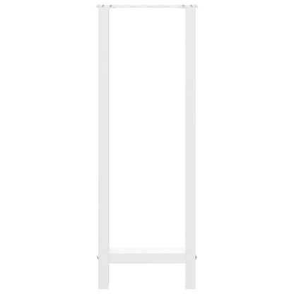 Bar Table Legs White 2 pcs 50x(110-111) cm Steel