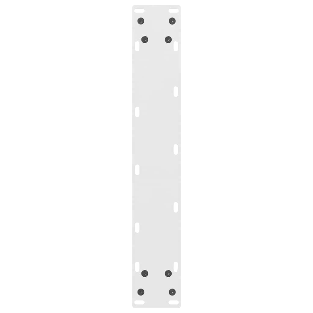 Bar Table Legs White 2 pcs 50x(110-111) cm Steel