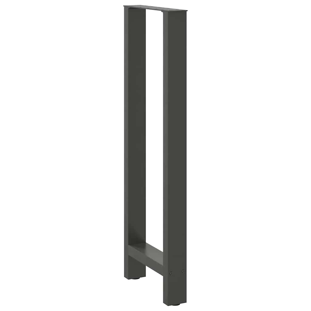 Bar Table Legs Anthracite 2 pcs 50x(110-111) cm Steel