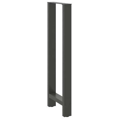 Bar Table Legs Anthracite 2 pcs 50x(110-111) cm Steel