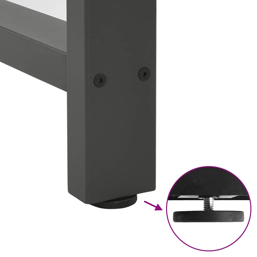 Bar Table Legs Anthracite 2 pcs 50x(110-111) cm Steel