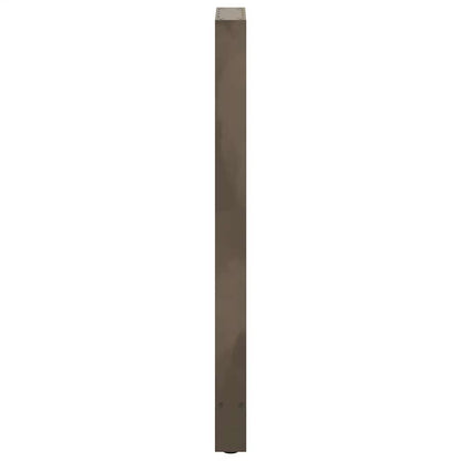 Bar Table Legs Natural Steel 2 pcs 50x(110-111) cm Steel