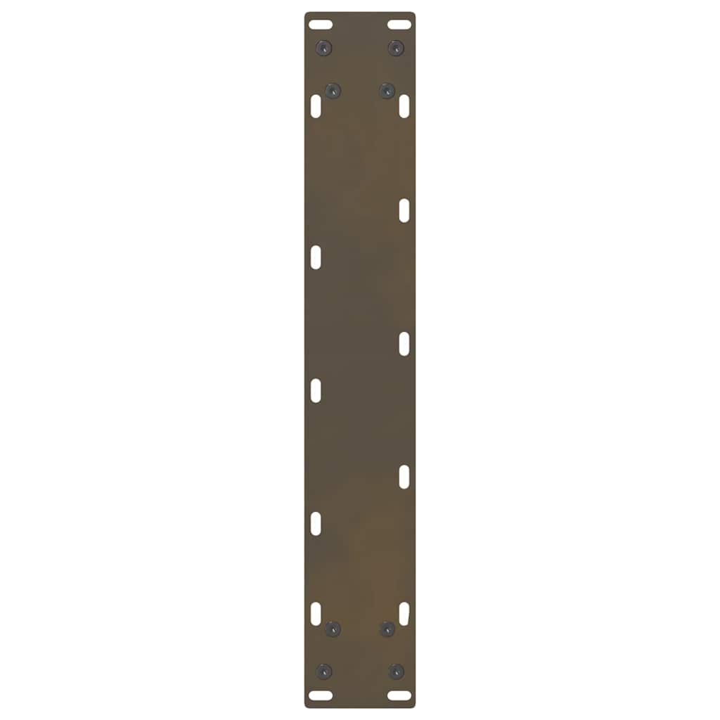 Bar Table Legs Natural Steel 2 pcs 50x(110-111) cm Steel