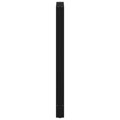 Bar Table Legs Black 2 pcs 60x(110-111) cm Steel