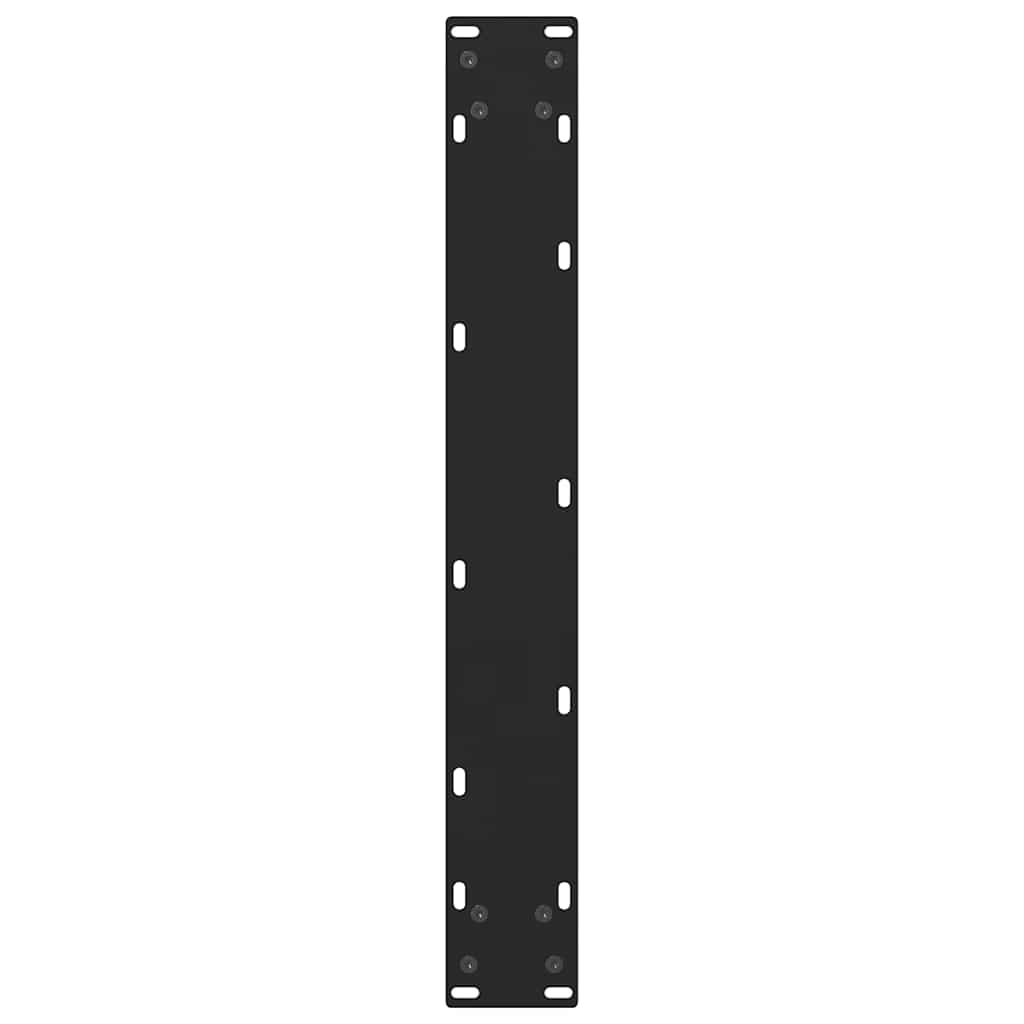 Bar Table Legs Black 2 pcs 60x(110-111) cm Steel