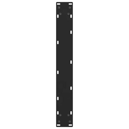 Bar Table Legs Black 2 pcs 60x(110-111) cm Steel