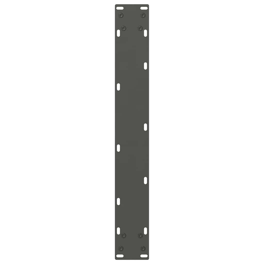 Bar Table Legs Anthracite 2 pcs 60x(110-111) cm Steel