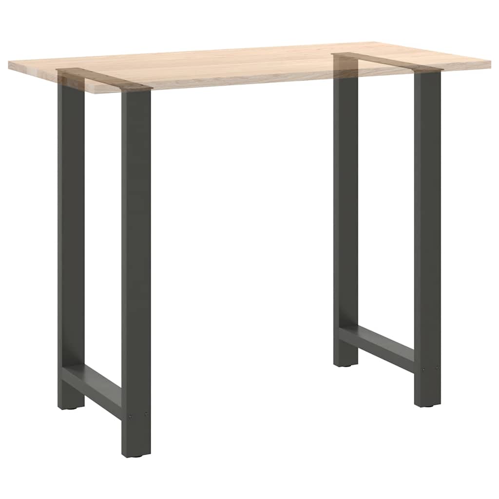 Bar Table Legs Anthracite 2 pcs 60x(110-111) cm Steel