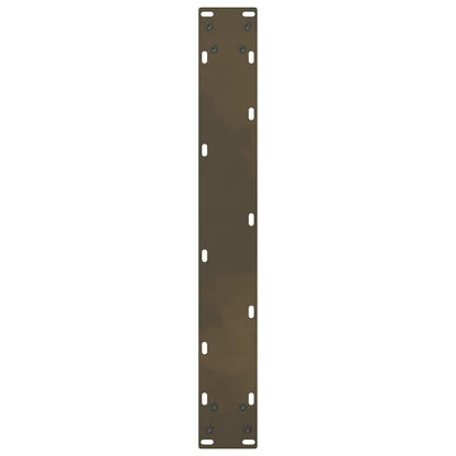 Bar Table Legs Natural Steel 2 pcs 60x(110-111) cm Steel