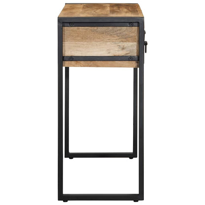 Console Table 100x35x75 cm Solid Rough Wood Mango