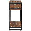 Console Table Multicolour 100x35x75 cm Solid Wood Reclaimed