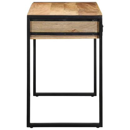 Desk 100x50x75 cm Solid Rough Wood Mango