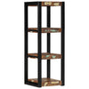 Wall Shelf Multicolour 35x35x100 cm Solid Wood Reclaimed