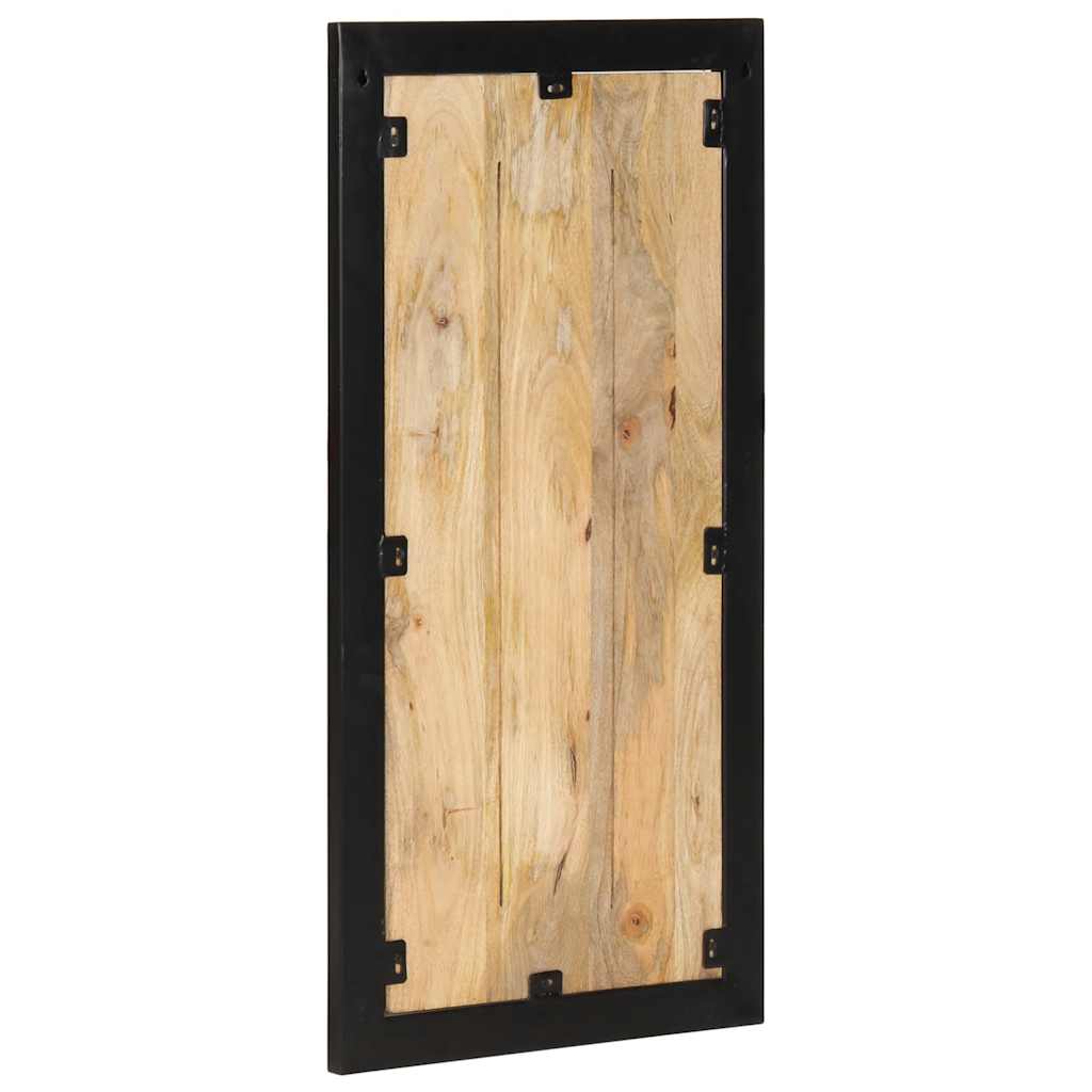 Coat Rack 40x2x80 cm Solid Rough Wood Mango