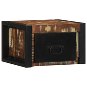 Bedside Cabinet Multicolour 40x35x25 cm Solid Wood Reclaimed