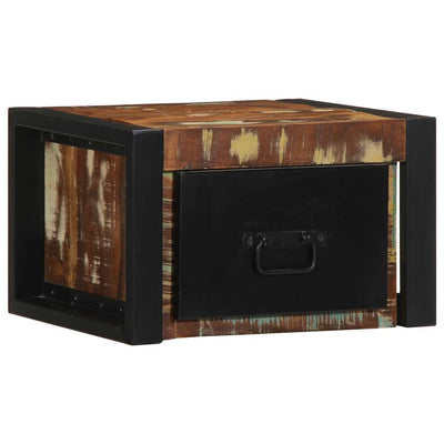 Bedside Cabinet Multicolour 40x35x25 cm Solid Wood Reclaimed