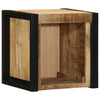 Bedside Cabinet 40x35x40 cm Solid Rough Wood Mango