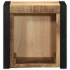 Bedside Cabinet 40x35x40 cm Solid Rough Wood Mango