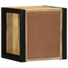 Bedside Cabinet 40x35x40 cm Solid Rough Wood Mango