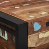 Storage Box Multicolour 80 x 35 x 45 cm Solid Reclaim wood