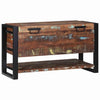 Storage Box Multicolour 80 x 35 x 45 cm Solid Reclaim wood