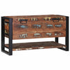 Storage Box Multicolour 80 x 35 x 45 cm Solid Reclaim wood