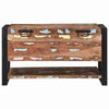 Storage Box Multicolour 80 x 35 x 45 cm Solid Reclaim wood