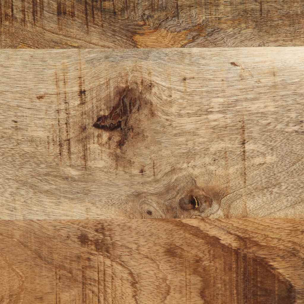 Bench 60x35x45 cm Solid Rough Wood Mango