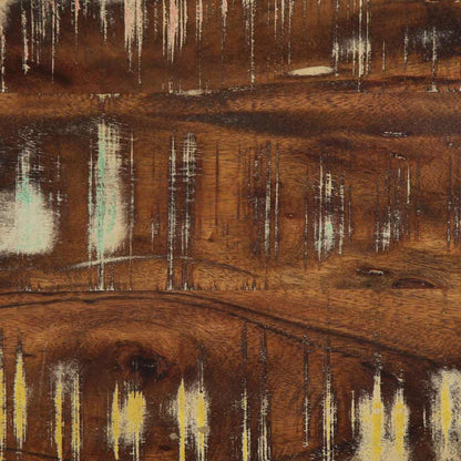 Bench Multicolour 80x35x45 cm Solid Wood Reclaimed