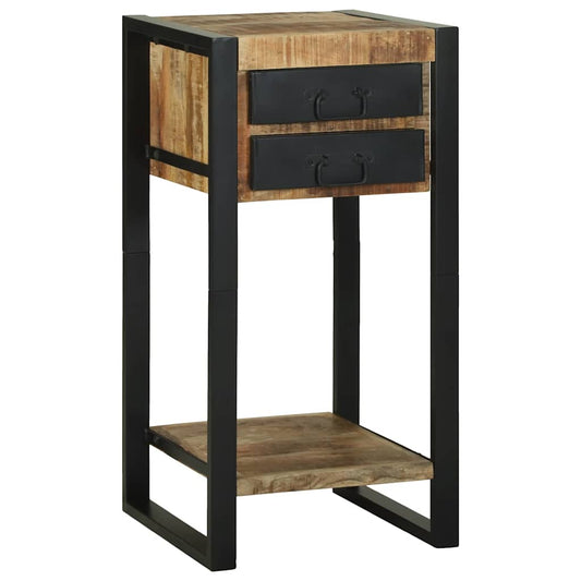 End Table Brown 40 x 40 x 80 cm Solid Mango Wood