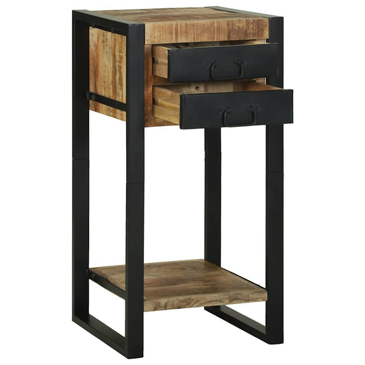 End Table Brown 40 x 40 x 80 cm Solid Mango Wood