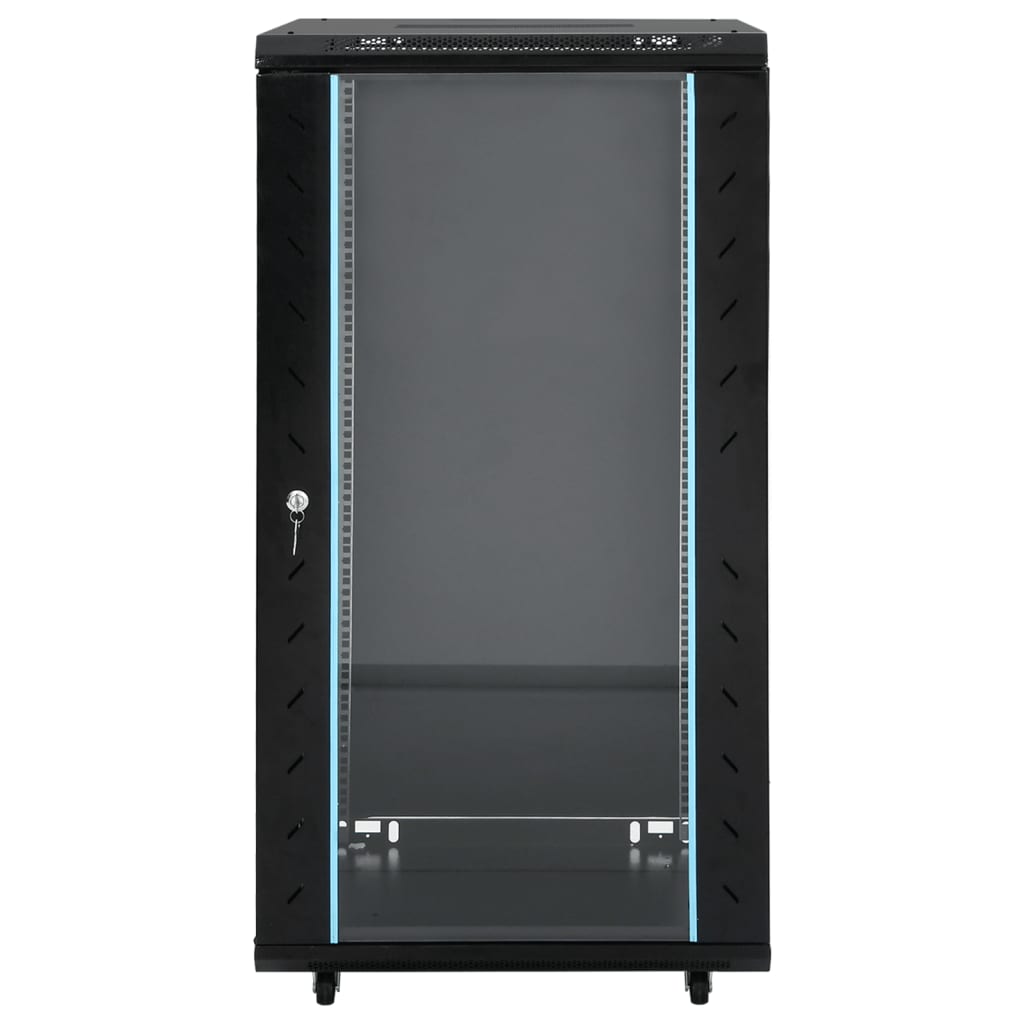 22U Network Cabinet 19" IP20 Black 23.6"x23.6"x47.2"