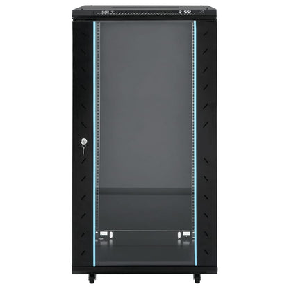 22U Network Cabinet 19" IP20 Black 23.6"x23.6"x47.2"