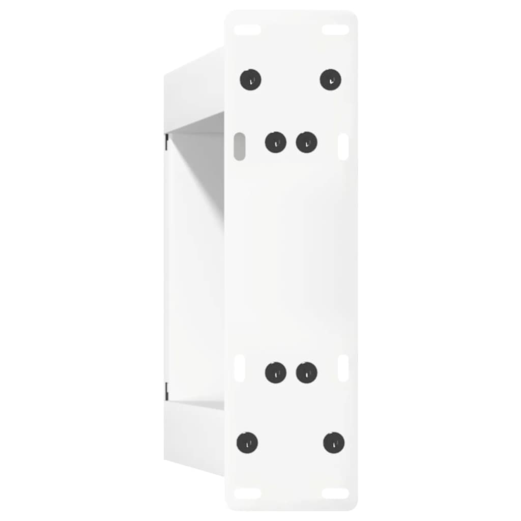 Coffee Table Legs U-Shaped 2 pcs White 30x(30-31) cm Steel