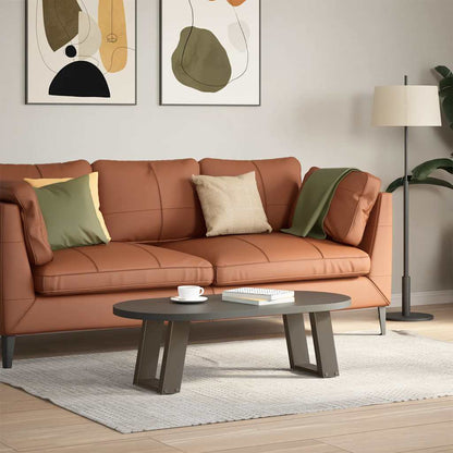 Coffee Table Legs U-Shaped 2 pcs Natural Steel 30x(30-31) cm Steel