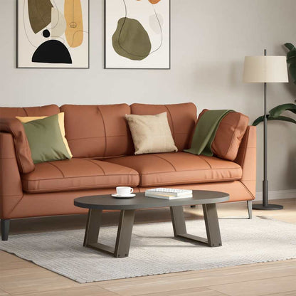 Coffee Table Legs U-Shaped 2 pcs Natural Steel 40x(30-31) cm Steel