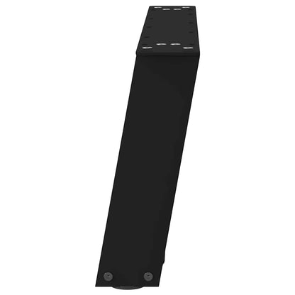 Coffee Table Legs U-Shaped 2 pcs Black 70x(30-31) cm Steel