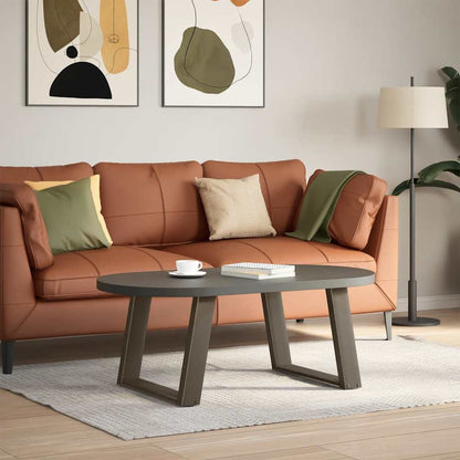 Coffee Table Legs U-Shaped 2 pcs Natural Steel 70x(42-43) cm Steel