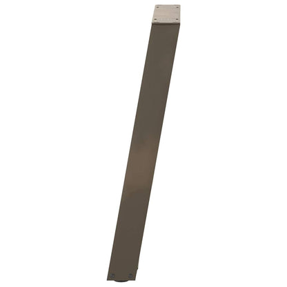 Console Table Legs U-Shaped 2 pcs Natural Steel 28x(72-73) cm Steel