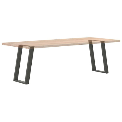 Dining Table Legs U-Shaped 2 pcs Anthracite 50x(72-73) cm Steel