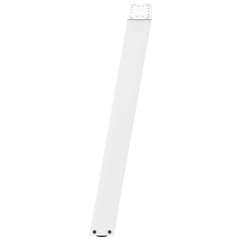 Dining Table Legs U-Shaped 2 pcs White 60x(72-73) cm Steel