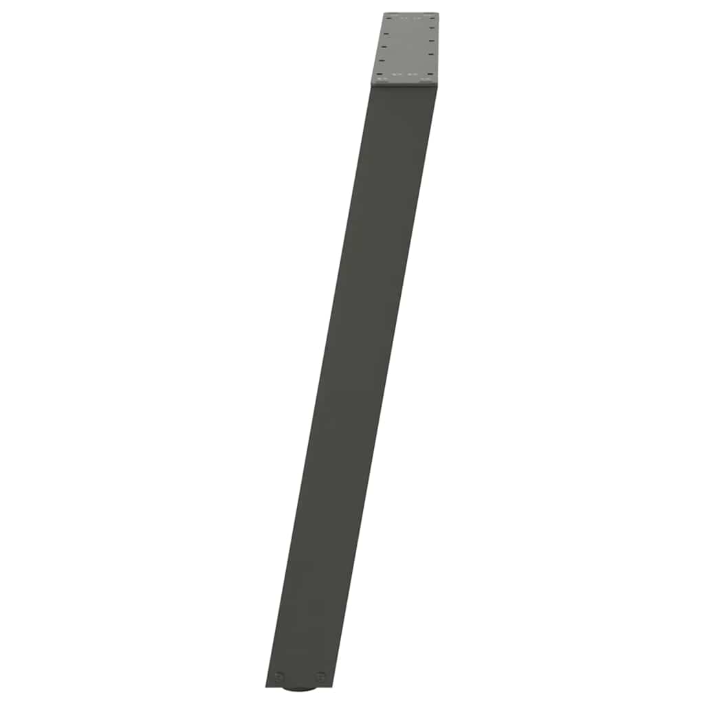 Dining Table Legs U-Shaped 2 pcs Anthracite 80x(72-73) cm Steel